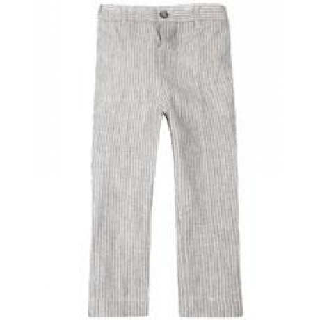 Leinenhose mit Nadelstreifen