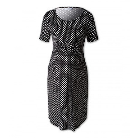 Damen Umstandskleid in schwarz / weiss