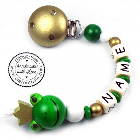 PREMIUM Schnullerkette mit Namen