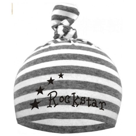 Gestreifte Mütze "Rockstar"