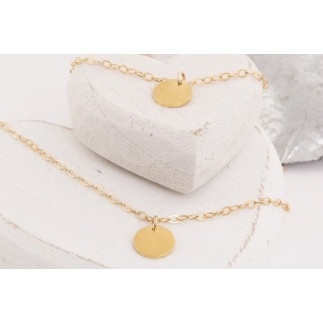 Mama Tochter Set mit runden Anhänger & Gravur