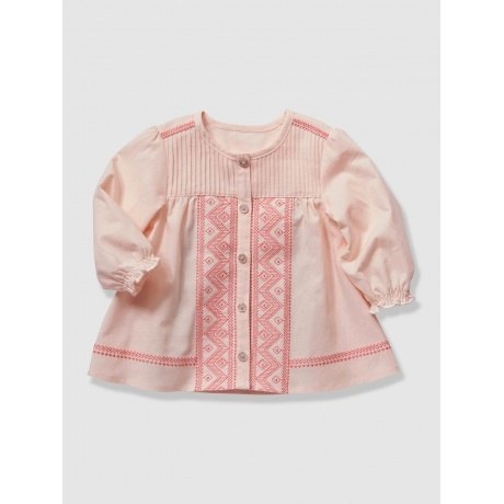Babybluse für Mädchen mit Stickereien