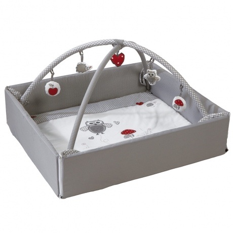 Baby Nest mit Spielbogen "Adam & Eule"