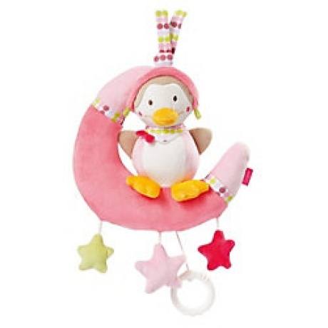 Spieluhr Pinguin im Mond