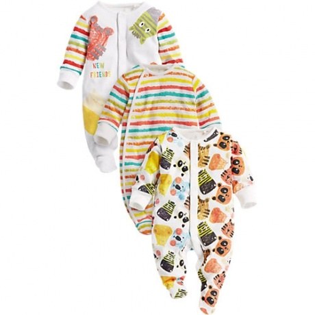 Baby Schlafanzüge 3er Pack