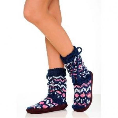 LASCANA Hüttenschuhe in blau für Damen von bonprix