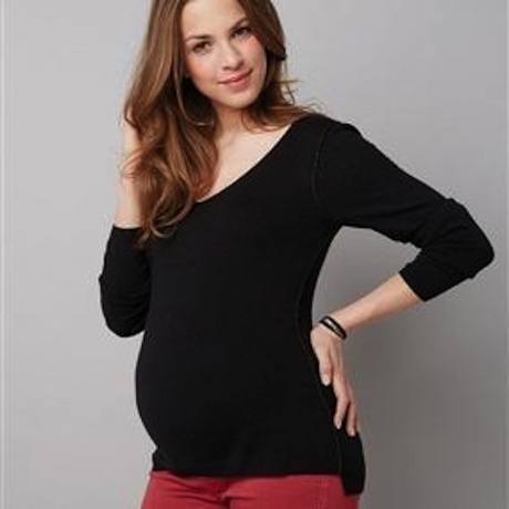 Umstands-Pullover aus weichem Feinstrick