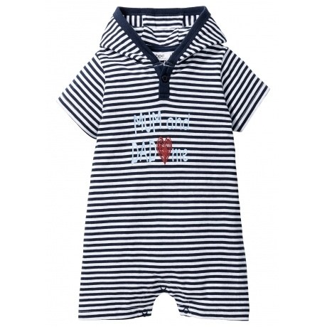 Baby Kurzarm Overall mit Kapuze