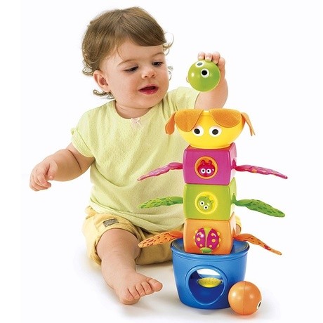 Steckspiel "Turm mit Bällen"