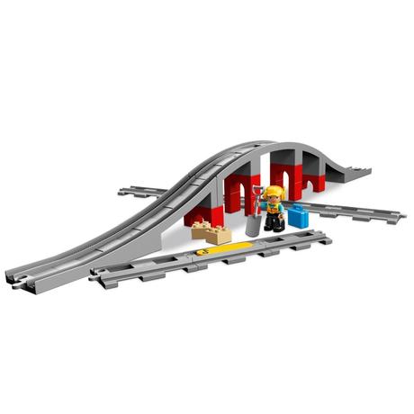 Eisenbahnbrücke und Schienen