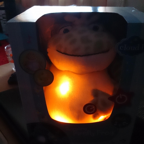 Twinkling Firefly Frog™, Kuschel Frosch Einschlafhilfe