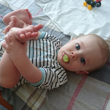 Strampler aus Bio-Baumwolle